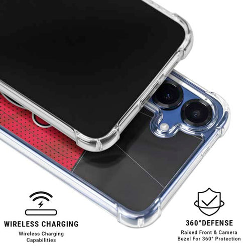NHL New Jersey Devils Home Jersey Galaxy S25 Plus Clear Case