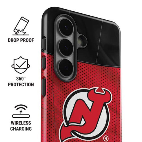 NHL New Jersey Devils Home Jersey Galaxy S26 Plus Impact Case