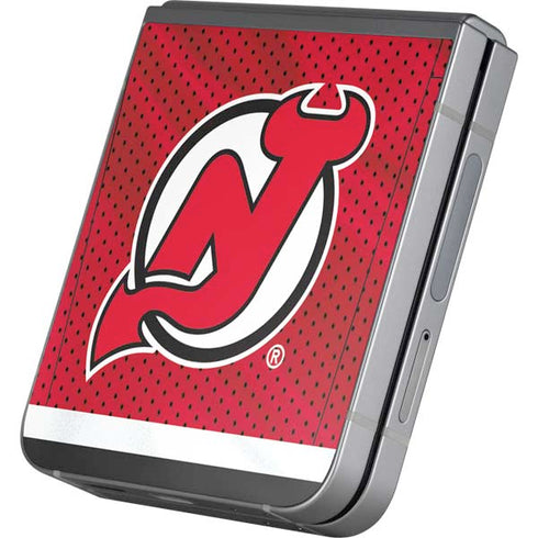 NHL New Jersey Devils Home Jersey Galaxy Z Flip6 Skin
