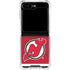 NHL New Jersey Devils Home Jersey Galaxy Z Flip6 Clear Case