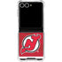 NHL New Jersey Devils Home Jersey Galaxy Z Flip7 Clear Case