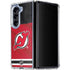 NHL New Jersey Devils Home Jersey Galaxy Z Fold5 5G Clear Case