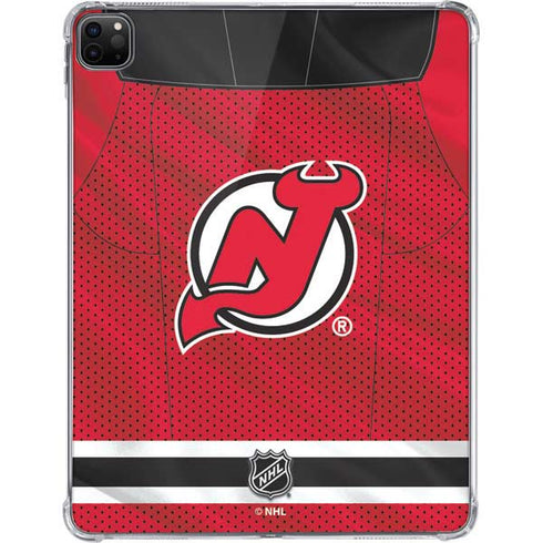 NHL New Jersey Devils Home Jersey iPad Pro 11in (2024) Clear Case