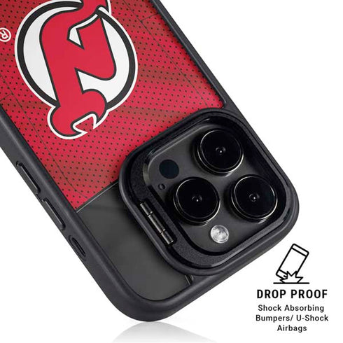 NHL New Jersey Devils Home Jersey iPhone 13 Pro Max Kickstand Case