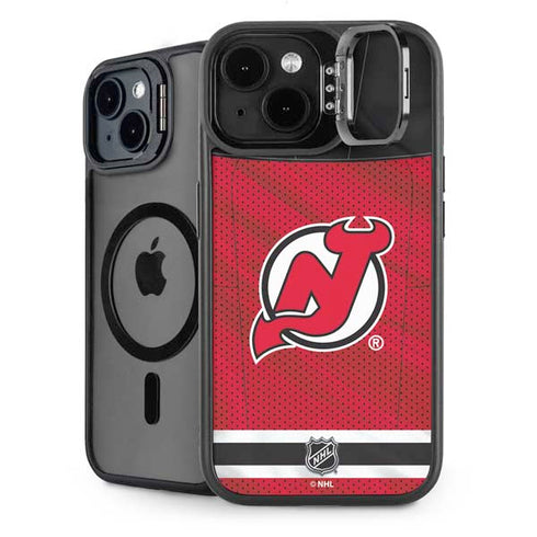 NHL New Jersey Devils Home Jersey iPhone 14 Kickstand Case