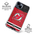 NHL New Jersey Devils Home Jersey iPhone 15 Clear Case