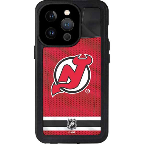 NHL New Jersey Devils Home Jersey iPhone 15 Pro Waterproof Case
