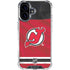 NHL New Jersey Devils Home Jersey iPhone 16 Clear Case