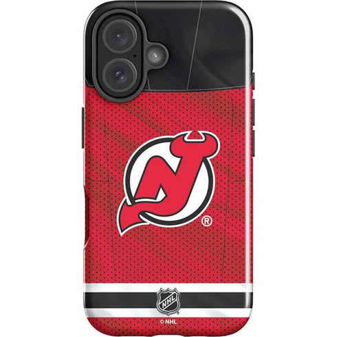 NHL New Jersey Devils Home Jersey iPhone 16 Impact Case