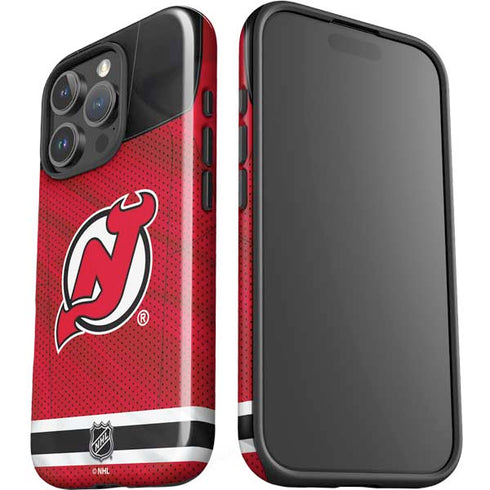 NHL New Jersey Devils Home Jersey iPhone 16 Pro Impact Case