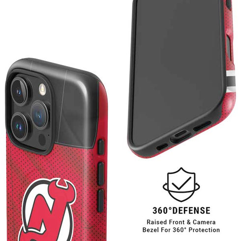 NHL New Jersey Devils Home Jersey iPhone 16 Pro Magsafe Impact Case