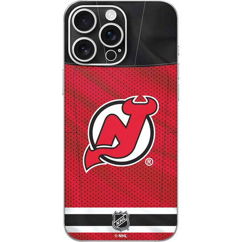 NHL New Jersey Devils Home Jersey iPhone 16 Pro Max Skin