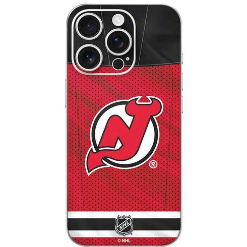 NHL New Jersey Devils Home Jersey iPhone 16 Pro Skin