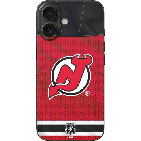 NHL New Jersey Devils Home Jersey iPhone 16 Skin