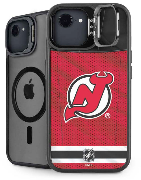 NHL New Jersey Devils Home Jersey iPhone 16e Kickstand Case