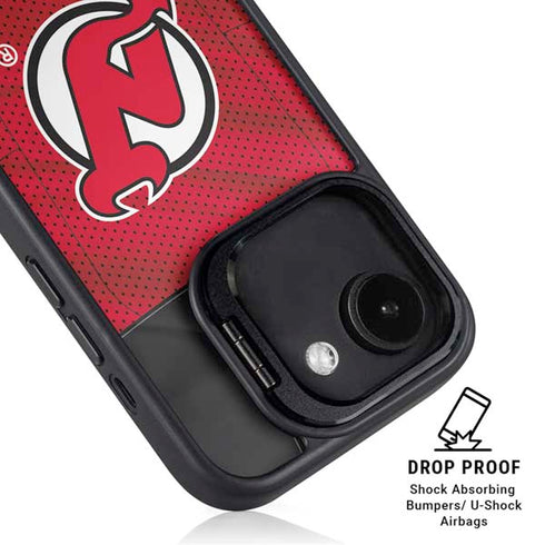 NHL New Jersey Devils Home Jersey iPhone 16e Kickstand Case