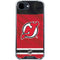 NHL New Jersey Devils Home Jersey iPhone 16e Clear Case