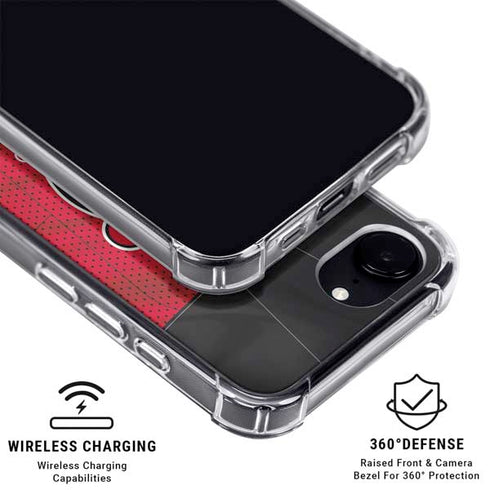 NHL New Jersey Devils Home Jersey iPhone 16e Clear Case