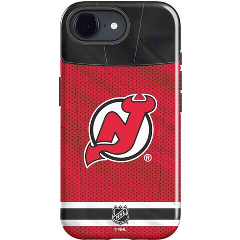 NHL New Jersey Devils Home Jersey iPhone 16e Impact Case