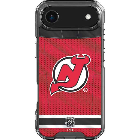 NHL New Jersey Devils Home Jersey iPhone 17 Air Clear Case