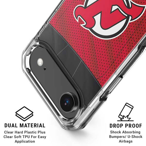 NHL New Jersey Devils Home Jersey iPhone 17 Air Clear Case