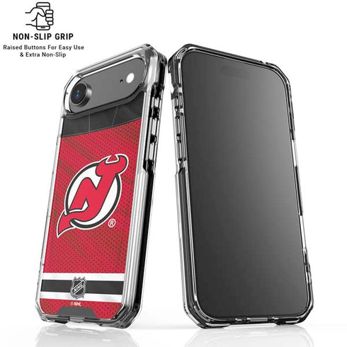 NHL New Jersey Devils Home Jersey iPhone 17 Air Clear Case
