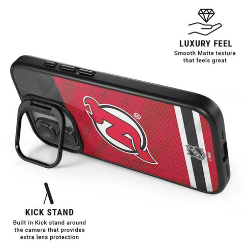 NHL New Jersey Devils Home Jersey iPhone 17 Kickstand Case
