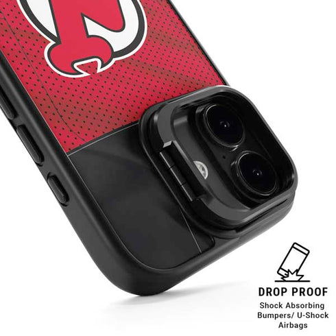 NHL New Jersey Devils Home Jersey iPhone 17 Kickstand Case