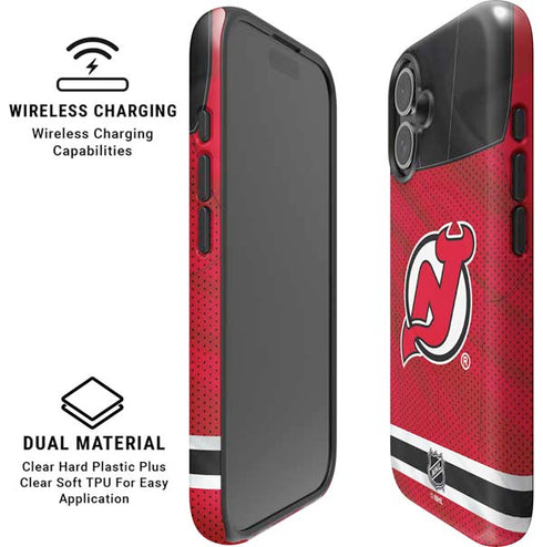 NHL New Jersey Devils Home Jersey iPhone 17 Magsafe Impact Case