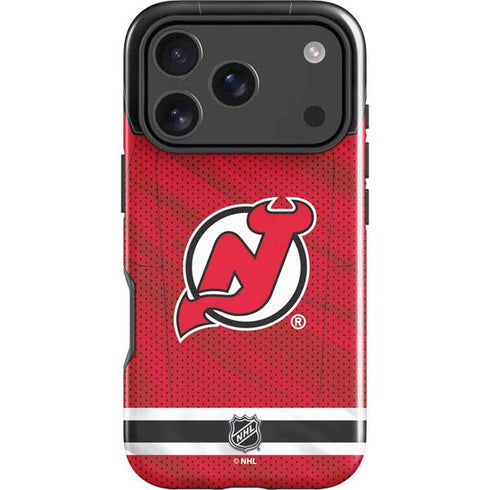 NHL New Jersey Devils Home Jersey iPhone 17 Pro Impact Case