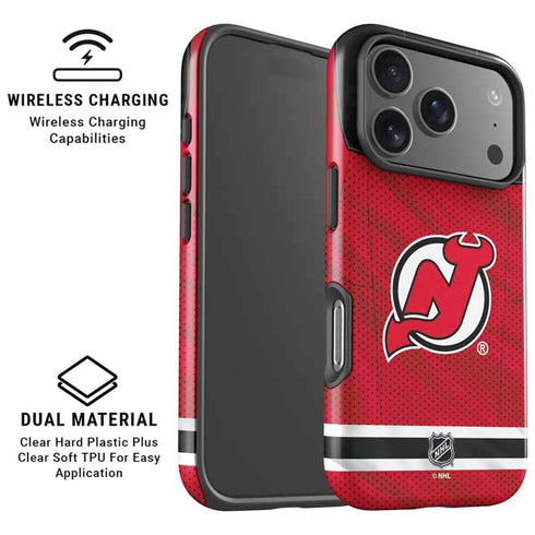 NHL New Jersey Devils Home Jersey iPhone 17 Pro Magsafe Impact Case