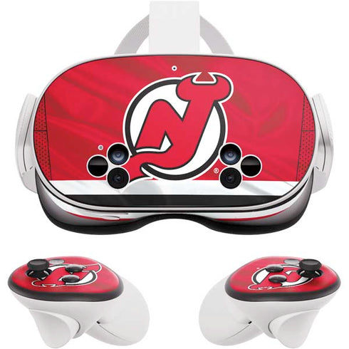 NHL New Jersey Devils Home Jersey Meta Quest 3S Skin