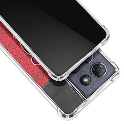 NHL New Jersey Devils Home Jersey Moto G Stylus 5G (2025) Clear Case