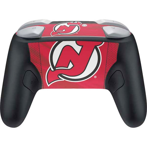 NHL New Jersey Devils Home Jersey Nintendo Switch 2 (2025) Pro Controller Skin
