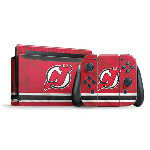 NHL New Jersey Devils Home Jersey Nintendo Skins