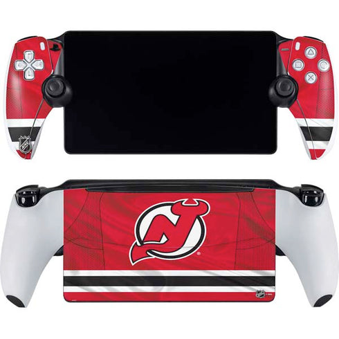 NHL New Jersey Devils Home Jersey PlayStation Portal Remote Player Skin
