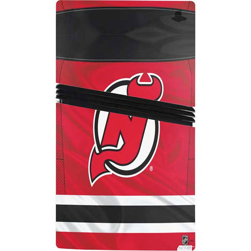 NHL New Jersey Devils Home Jersey PS5 Pro Console Skin