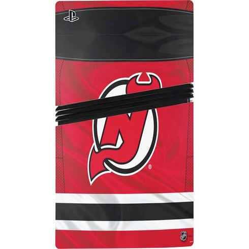 NHL New Jersey Devils Home Jersey PS5 Pro Disk Bundle Skin