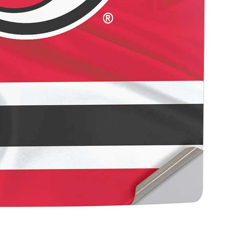 NHL New Jersey Devils Home Jersey PS5 Pro Disk Console Skin