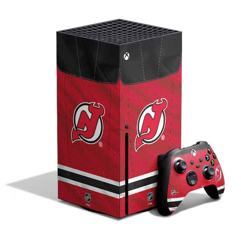 NHL New Jersey Devils Home Jersey Xbox Series X Skins