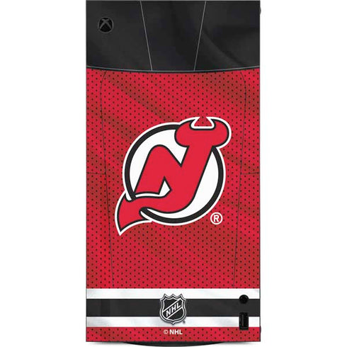 NHL New Jersey Devils Home Jersey XBox Series X Digital Edition Console Skin