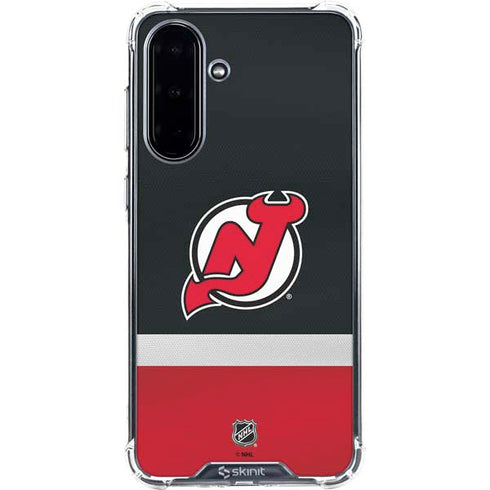 NHL New Jersey Devils Jersey Galaxy A36 5G Clear Case