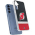 NHL New Jersey Devils Jersey Galaxy A55 5G Clear Case