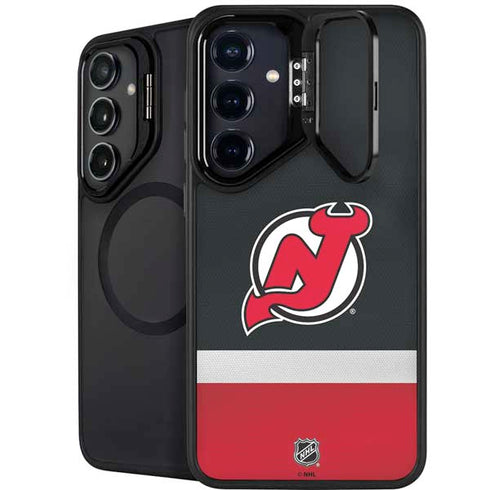 NHL New Jersey Devils Jersey Galaxy S24 Plus Kickstand Case