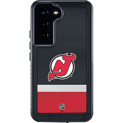 NHL New Jersey Devils Jersey Galaxy S24 Waterproof Case