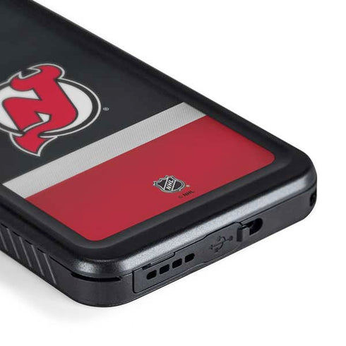 NHL New Jersey Devils Jersey Galaxy S24 Waterproof Case