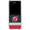 NHL New Jersey Devils Jersey Galaxy Z Flip6 Clear Case