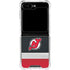 NHL New Jersey Devils Jersey Galaxy Z Flip6 Clear Case