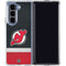 NHL New Jersey Devils Jersey Galaxy Z Fold5 5G Clear Case