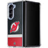 NHL New Jersey Devils Jersey Galaxy Z Fold5 5G Clear Case
